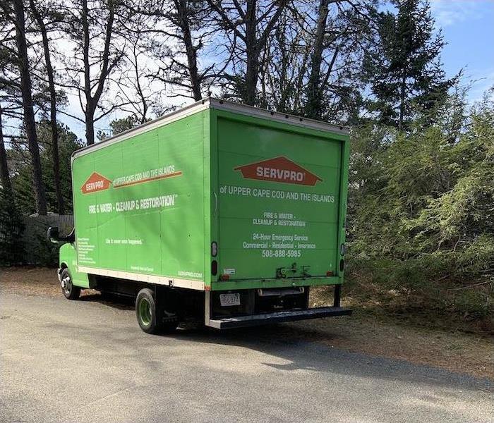 SERVPRO box truck parked on the street